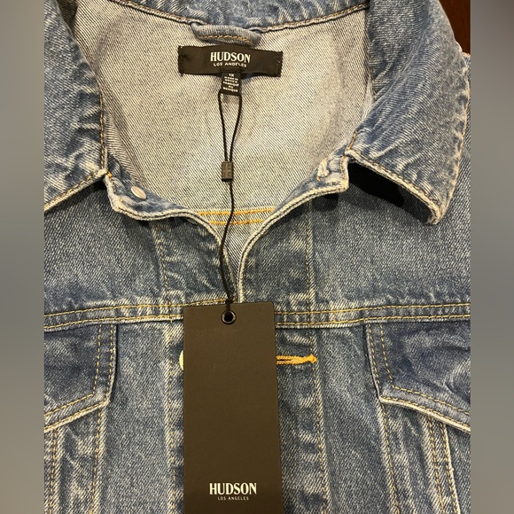 Hudson Jeans, women’s denim/jean jacket, Size 1x - Picture 3 of 9